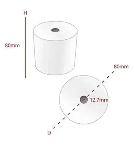 80mm x 80mm Thermal POS Roll